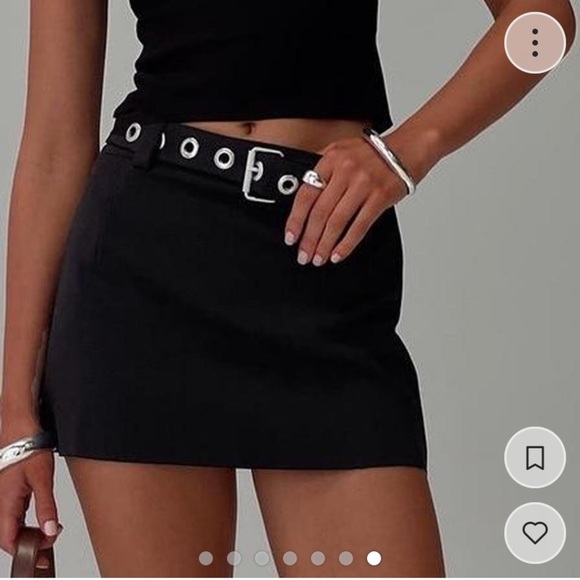 Princess Polly Dresses & Skirts - Princess Polly Black Nozomi Mini Skirt